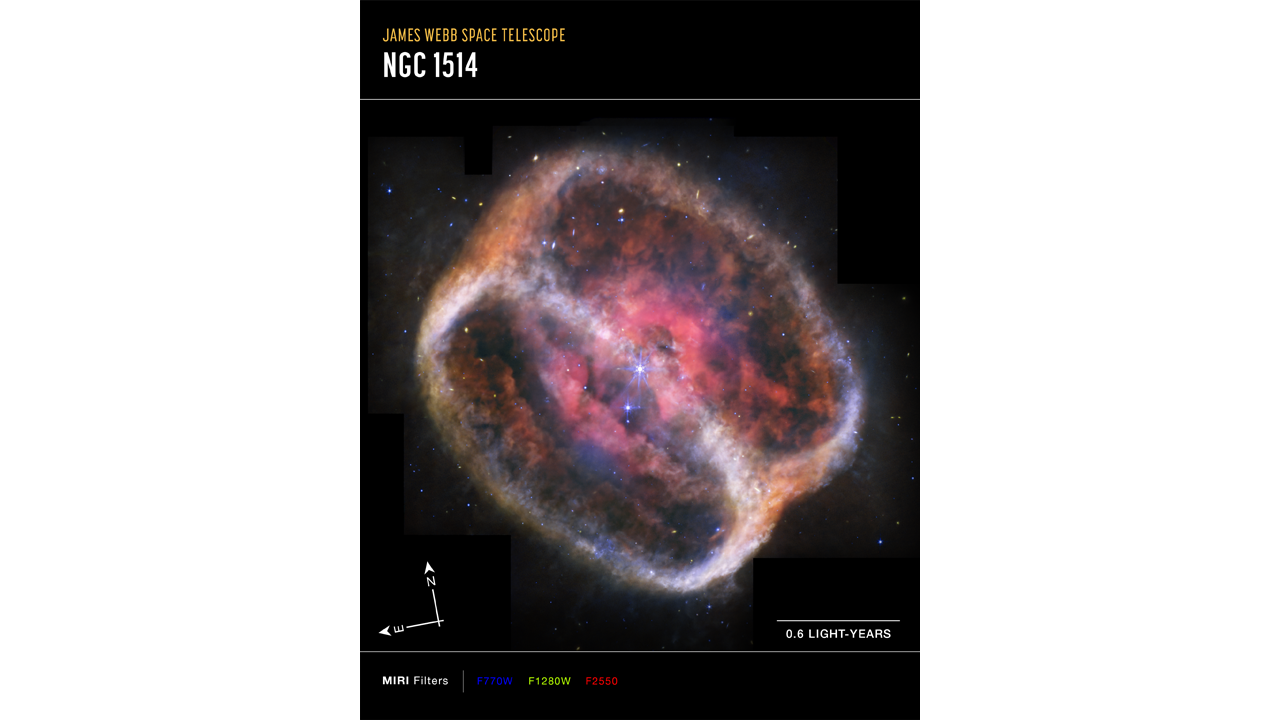 Planetary Nebula NGC 1514 (MIRI Image) - NASA Science